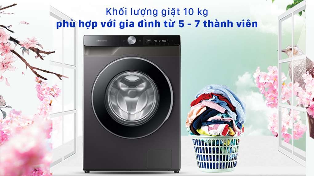 Máy Giặt Trả Góp samsung-ai-ww10t634dlx-sv-310321-1126300 Máy giặt Samsung AI Inverter 10 kg WW10T634DLX/SV  